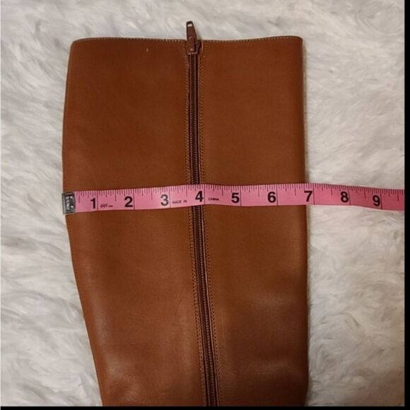 J. Crew Cognac Leather Riding Boots 5.5 - Picture 5 of 9